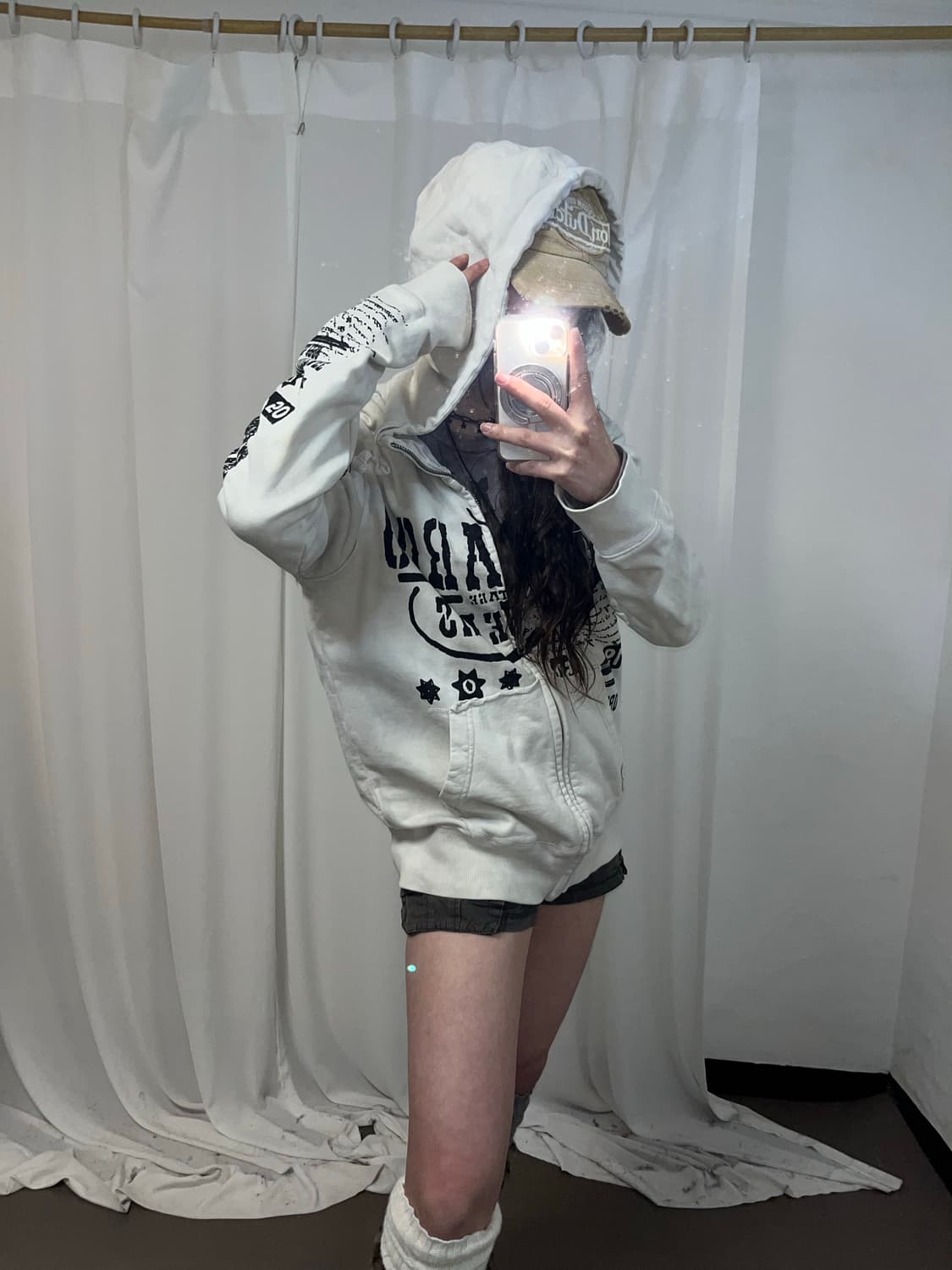 Buckaroo 더티워싱 후드집업 상품이미지4