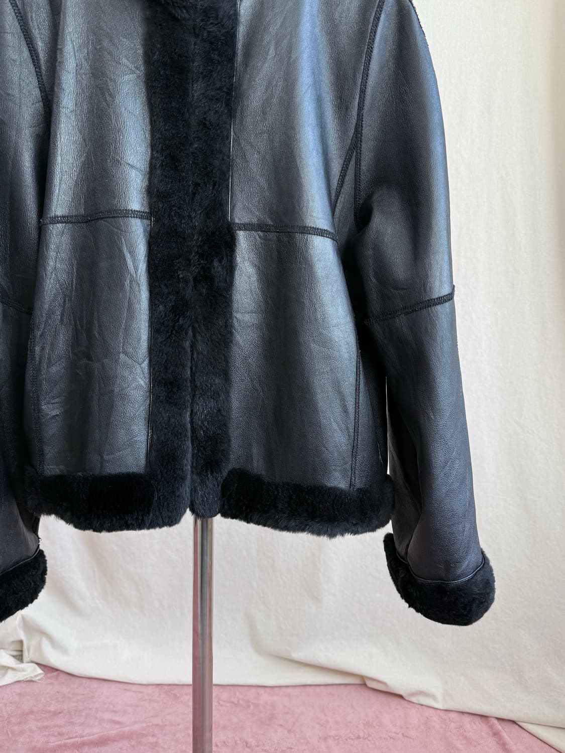 리버서블 무스탕 /시어링 자켓 (Reversible) 상품이미지4