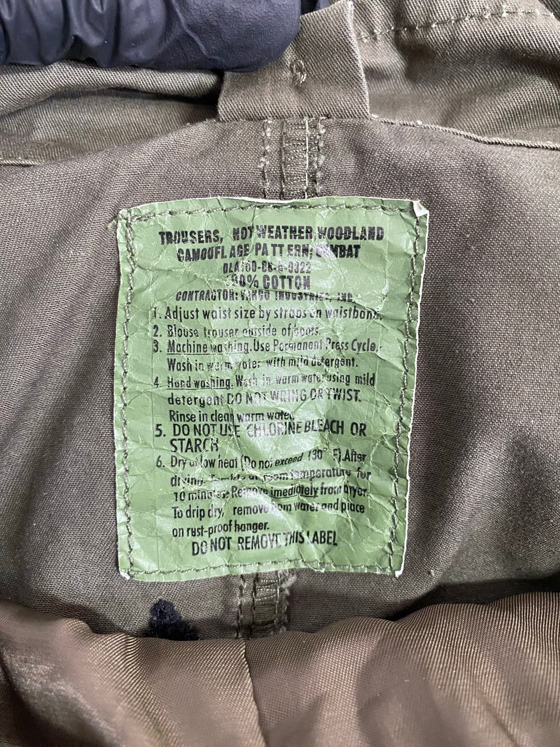 미군 우드랜드 US army M-65 피쉬테일 개파카 상품이미지7