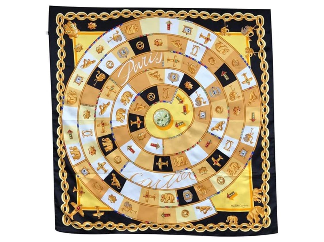 까르띠에 실크 스카프  상품이미지2