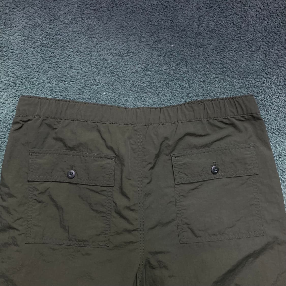 빈티지 카키 7부 팬츠 상품이미지4