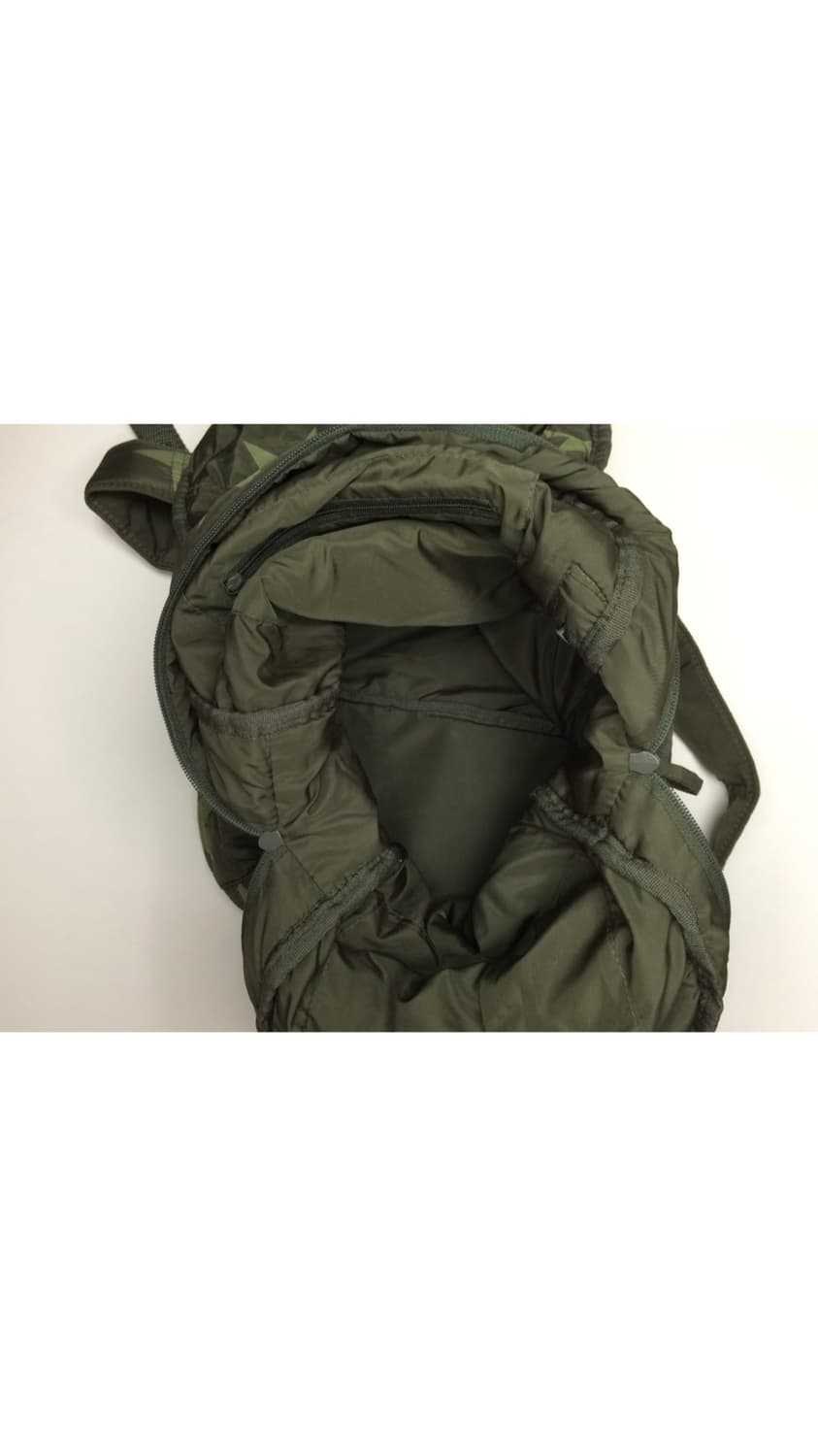 빈티지 카키 별 무늬 백팩 상품이미지3