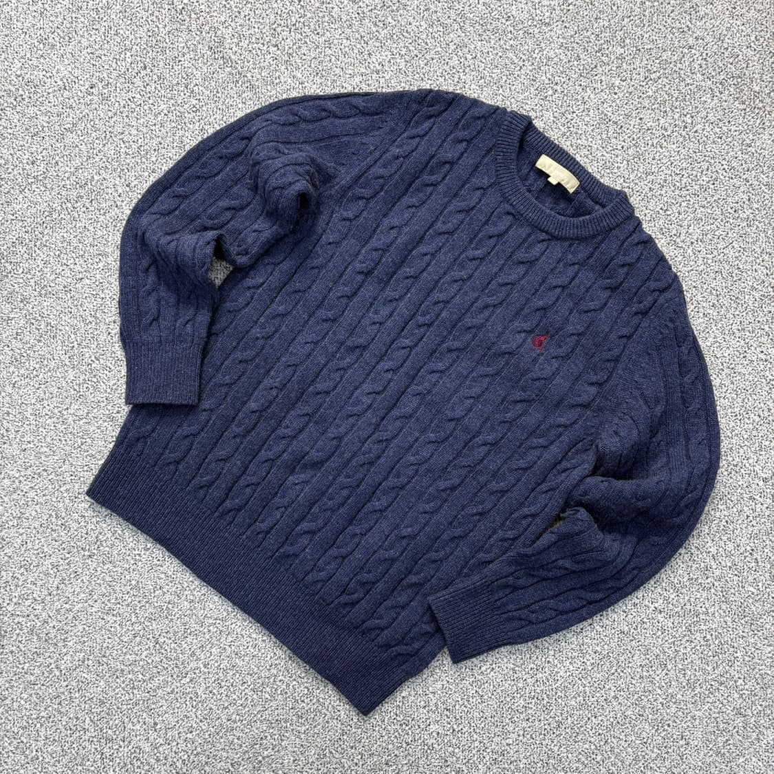 XS 빈폴 남성 긴팔 울 케이블 니트 0413J 상품이미지1