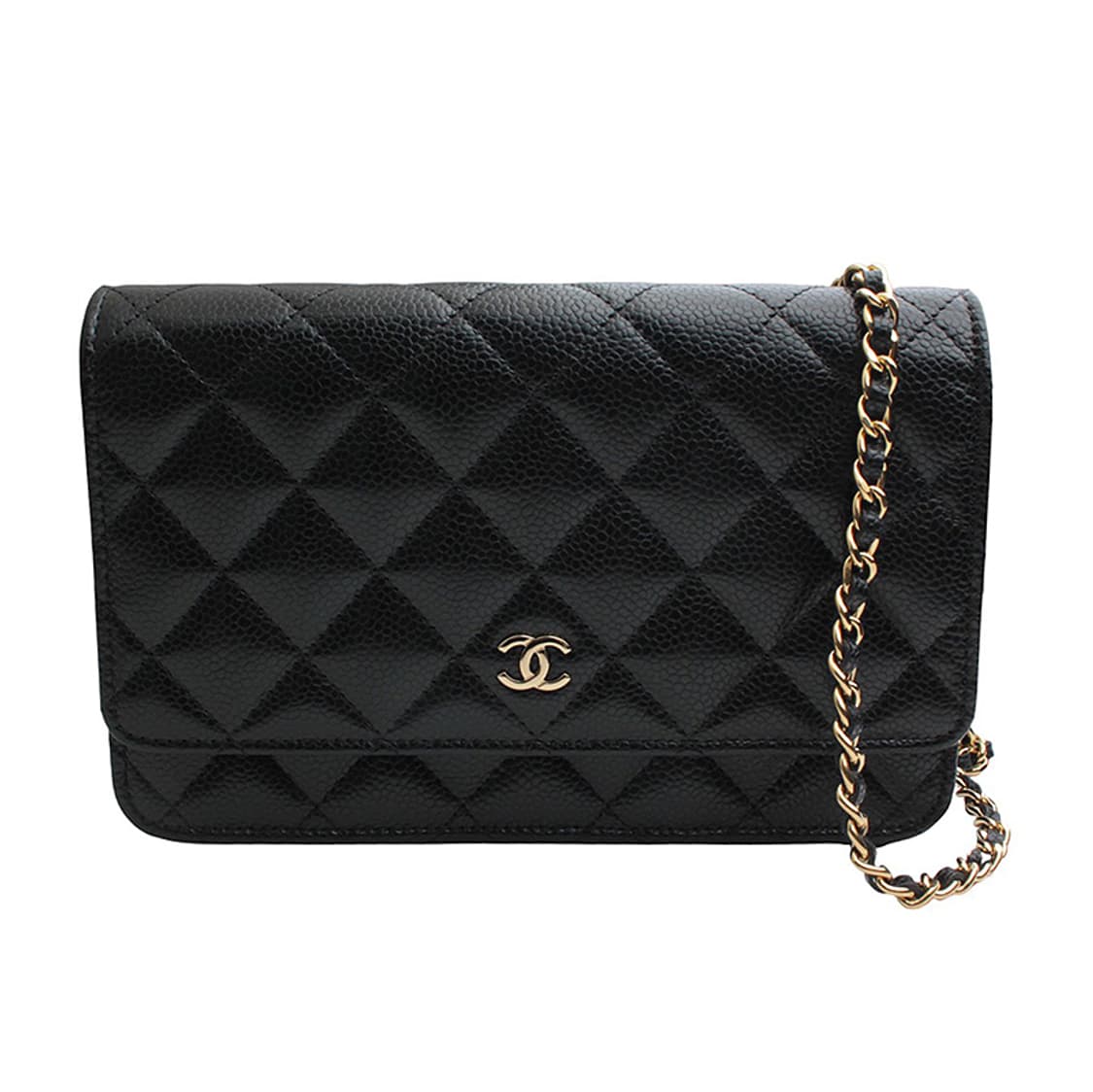 샤넬 WOC 블랙 캐비어 금장 미니 크로스 (내장칩) 상품이미지1