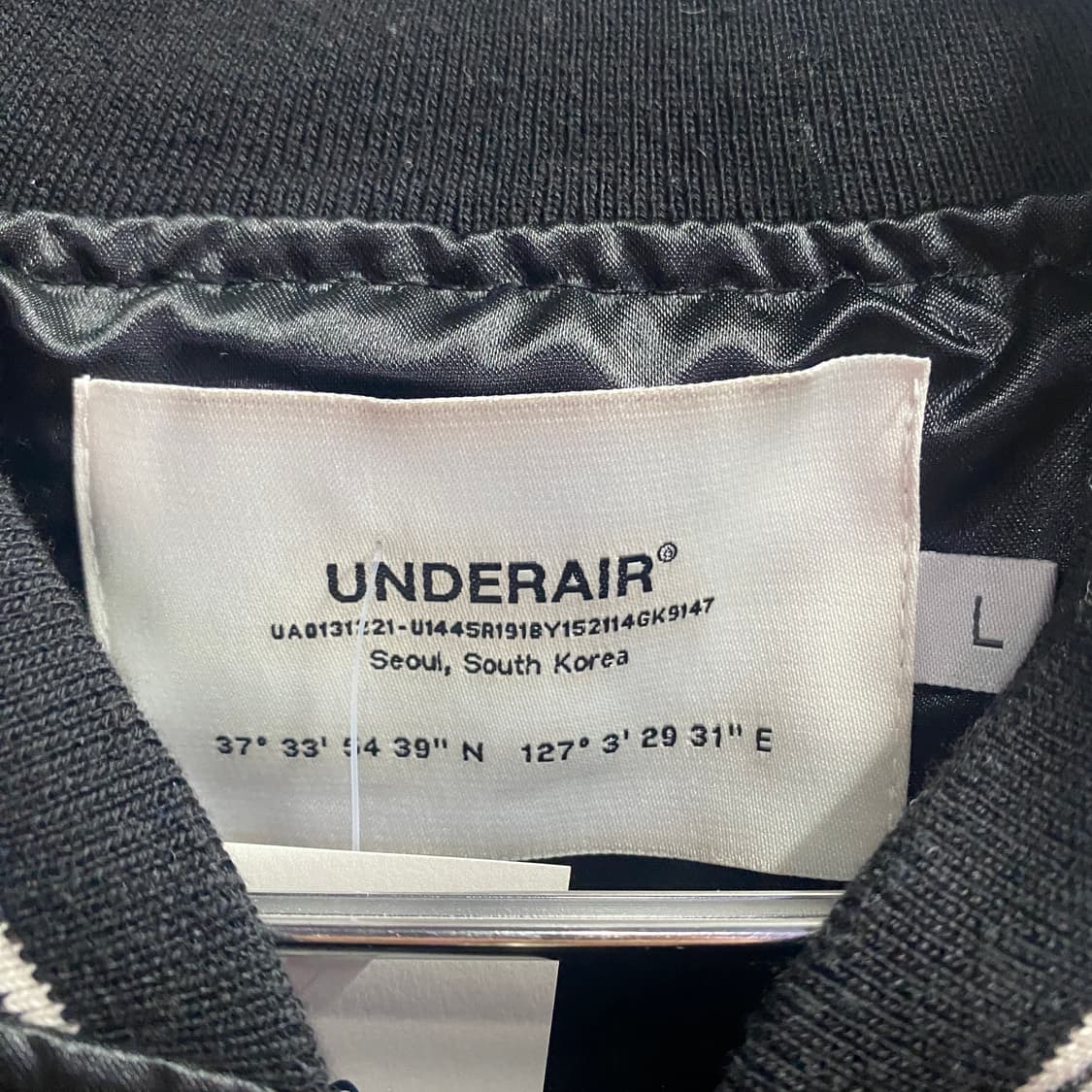 언더에어 벚꽃 스카쟌 블루종 자켓 B3885 상품이미지4