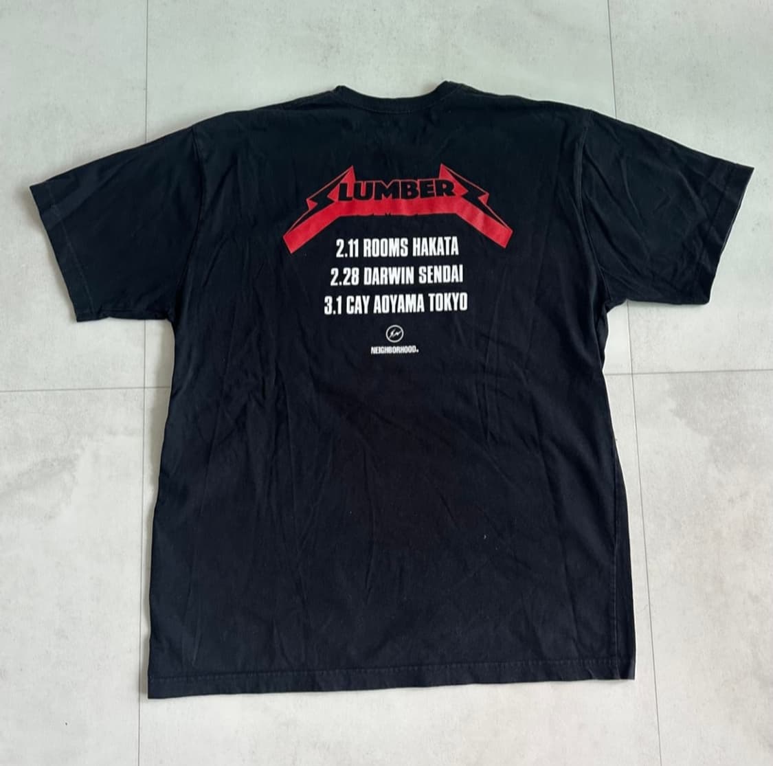 네이버후드 x 프라그먼트 SLUMBER 반팔티(XL) 상품이미지4