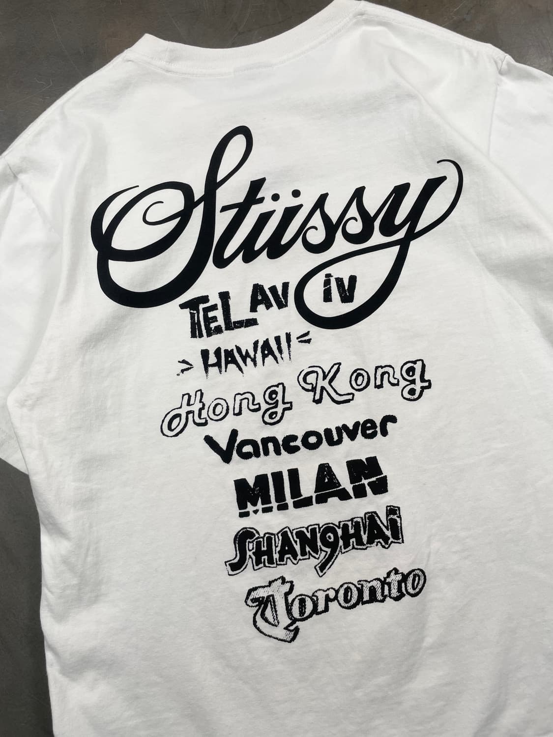 스투시 월드투어 반팔 티셔츠 상품이미지5