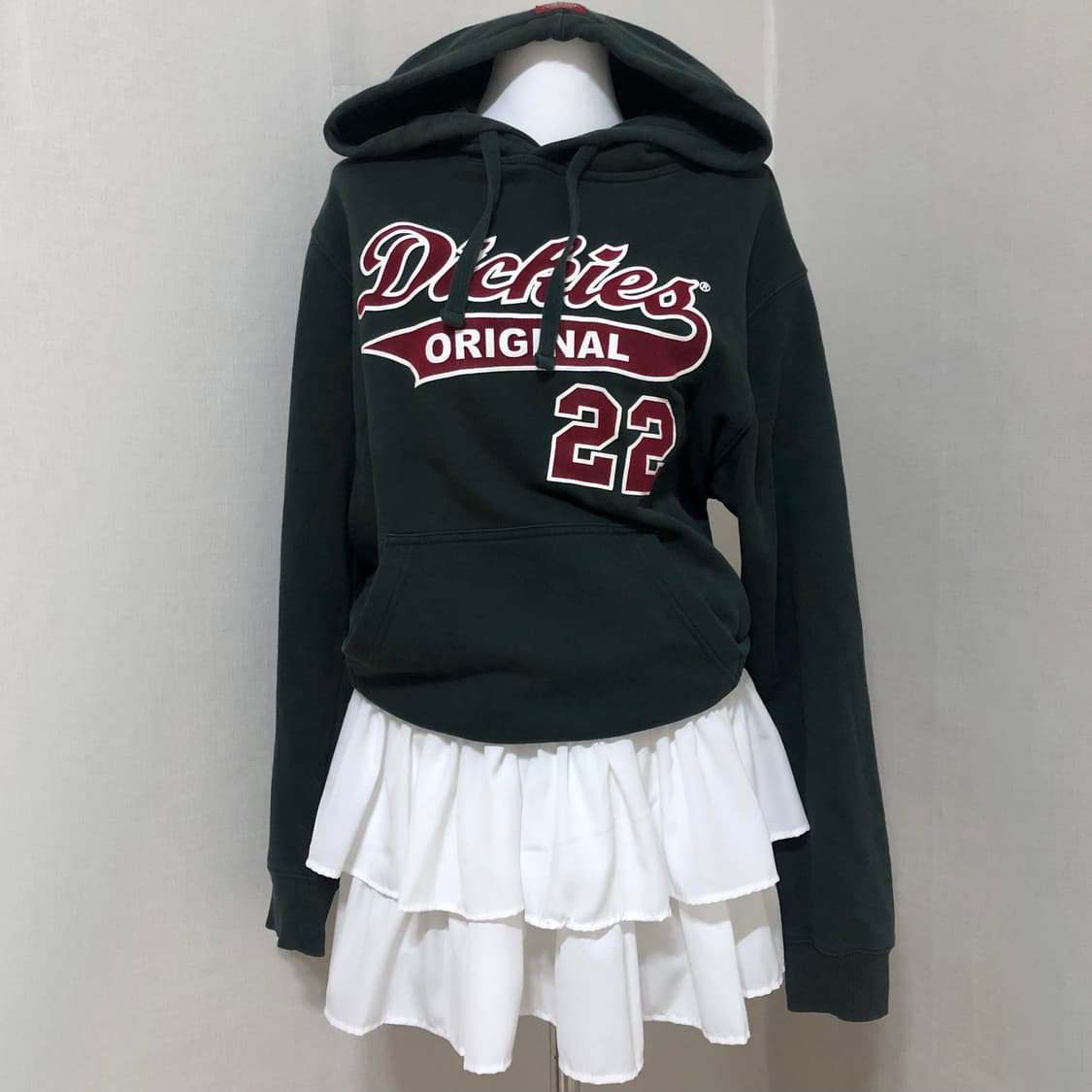 디키즈 딥그린 빅로고 후디 S 상품이미지1