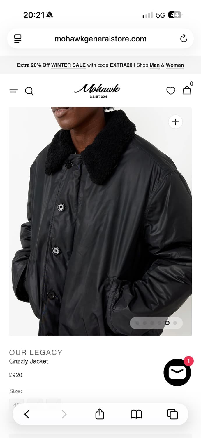 아워레가시 그리즐리 자켓 상품이미지1