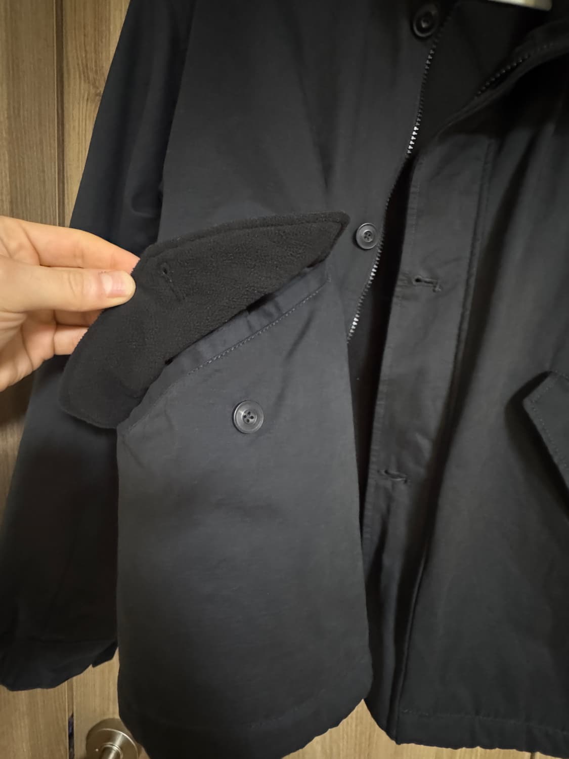 8 seconds 블랙 크롭점퍼 L 상품이미지2