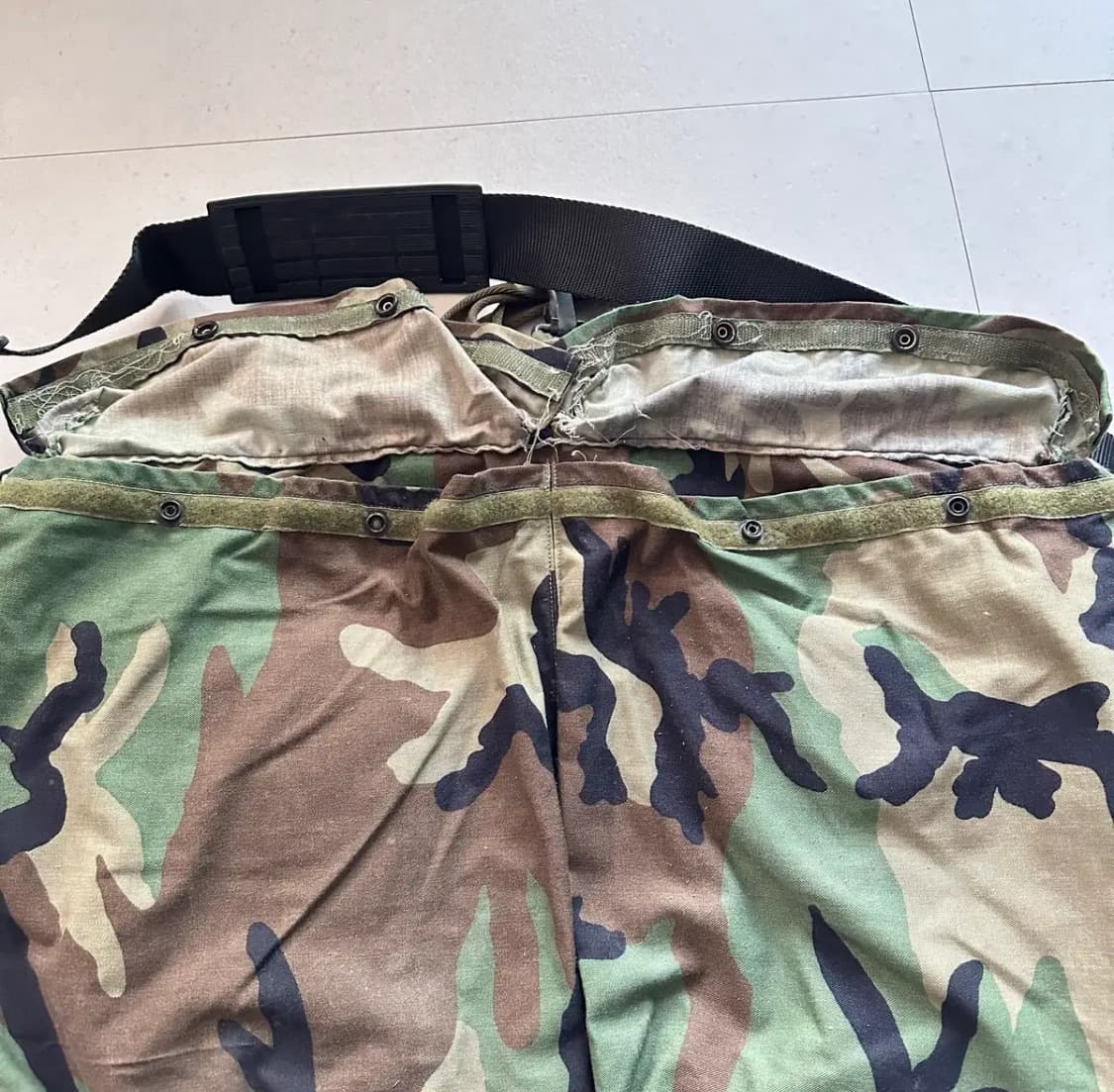 00s 오리지널 미군 HGU-56/P 파일럿 헬 멧백 우드랜드 상품이미지4