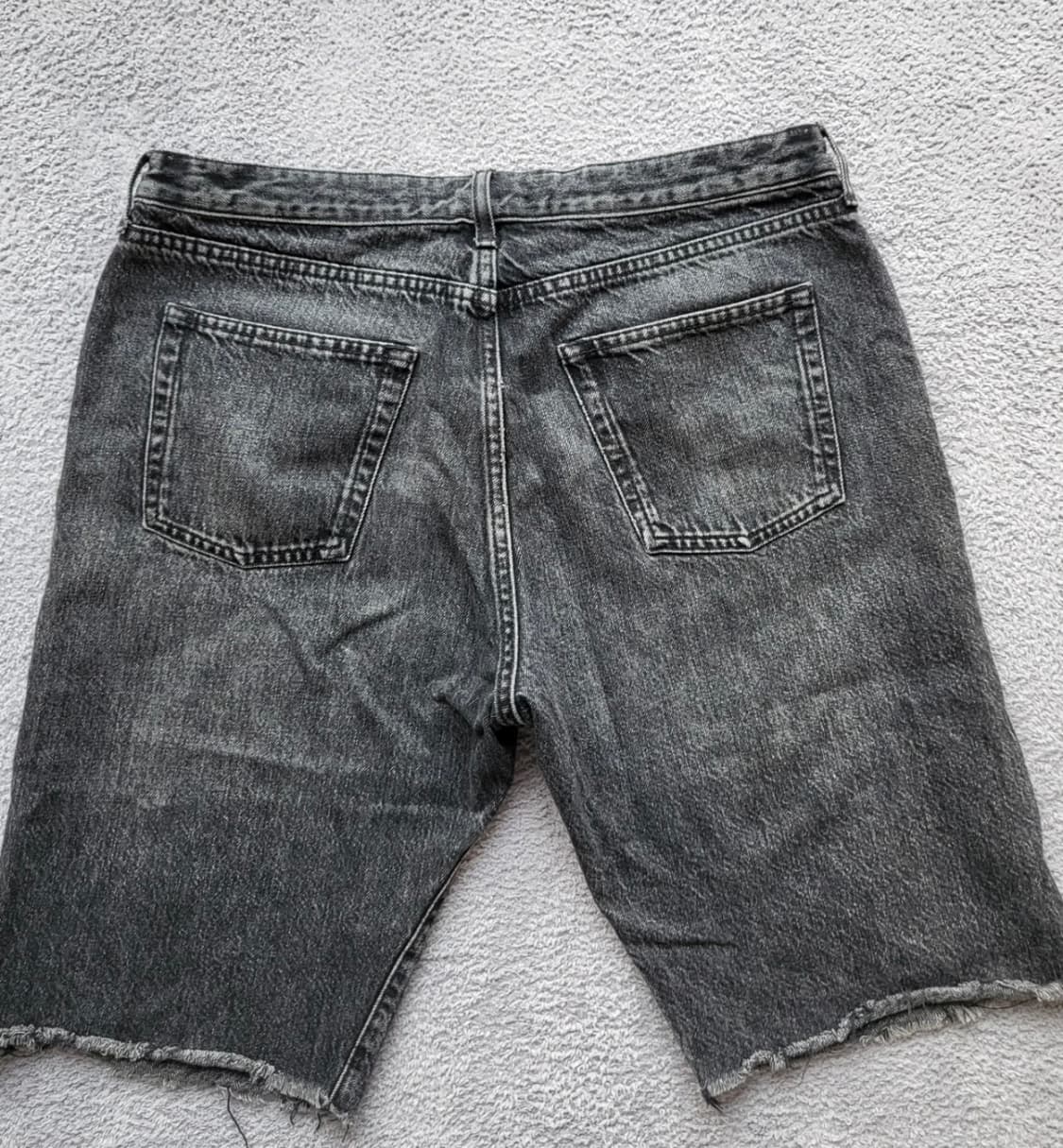 생로랑 데님 반바지 블랙 33 상품이미지2