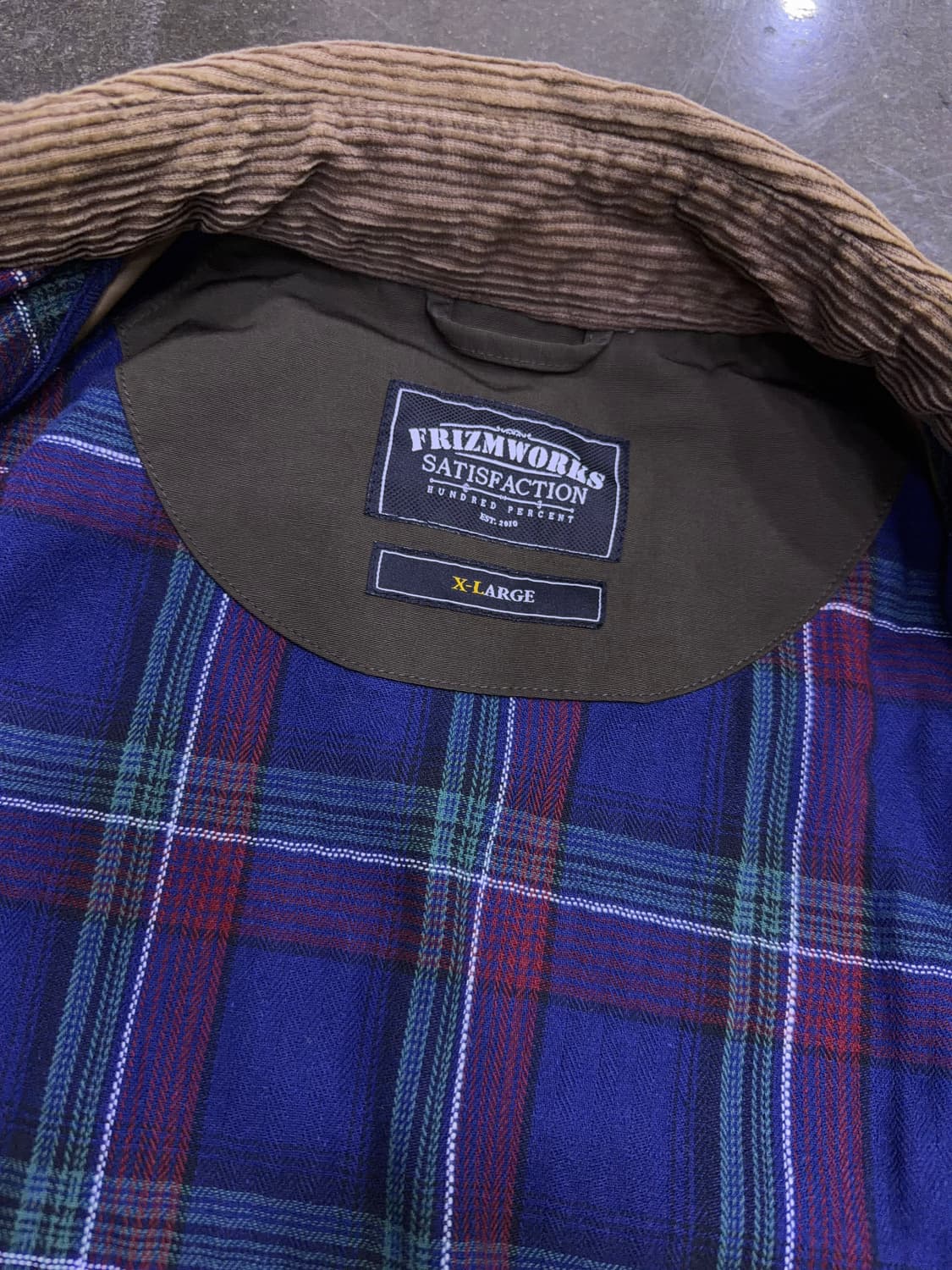 프리즘웍스 로얄헌팅 자켓 002 올리브 XL 상품이미지10