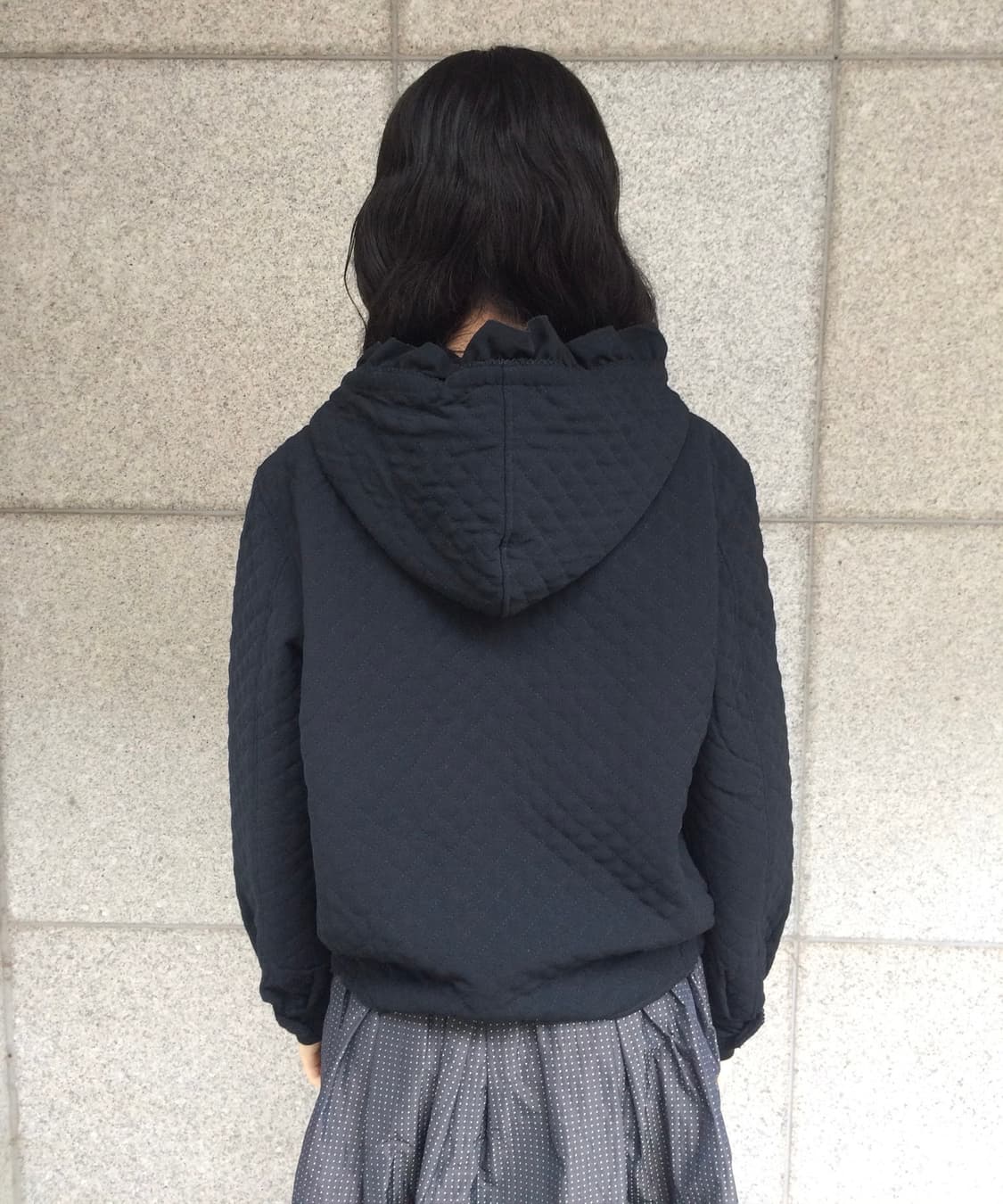 프릴 후드 집업 상품이미지4