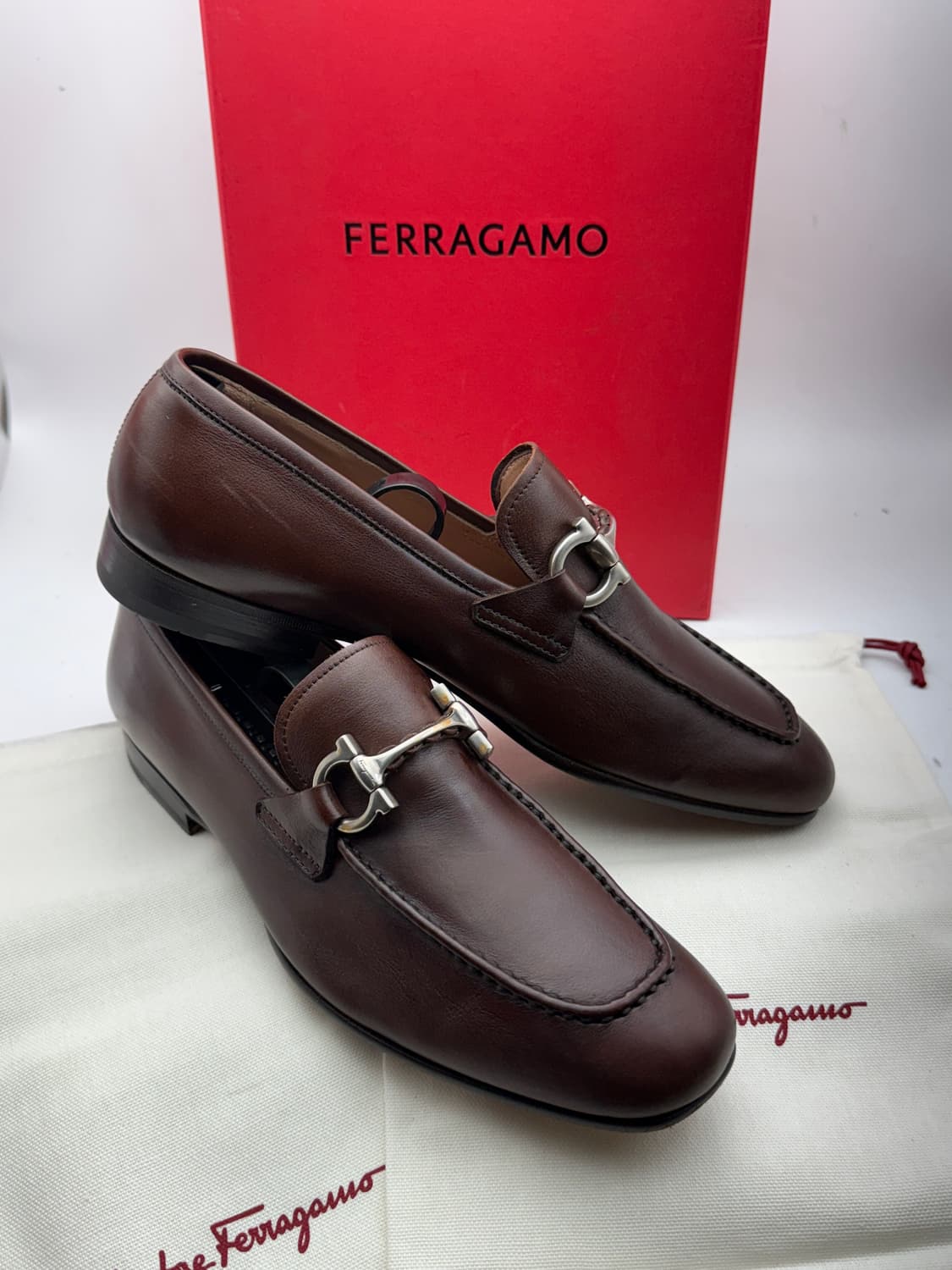 정품)페라가모구두255 상품이미지4