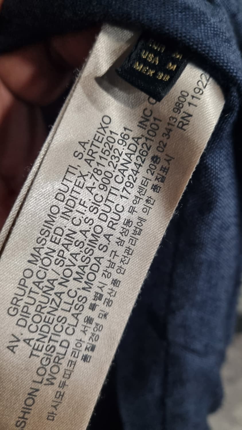 (Massimo Dutti) 블랙 양가죽 리얼레더 자켓 국내100 상태굿 상품이미지4