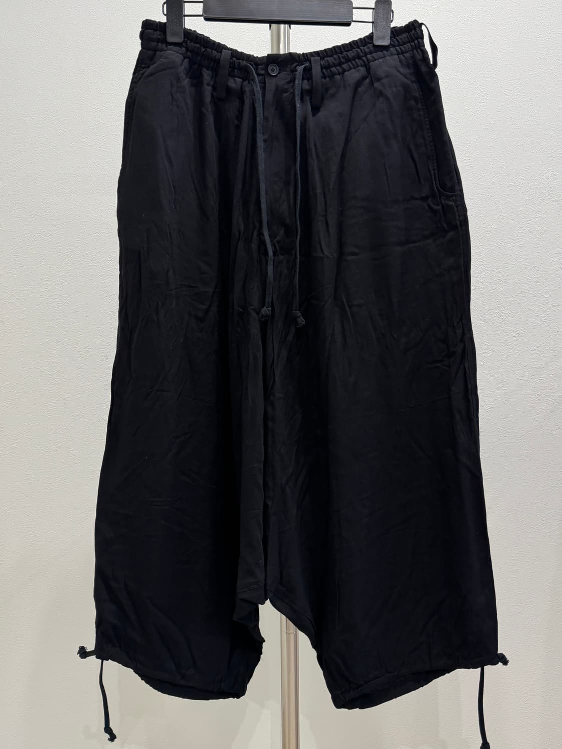 요지야마모토 레이온 와이드 사루엘 팬츠 상품이미지2