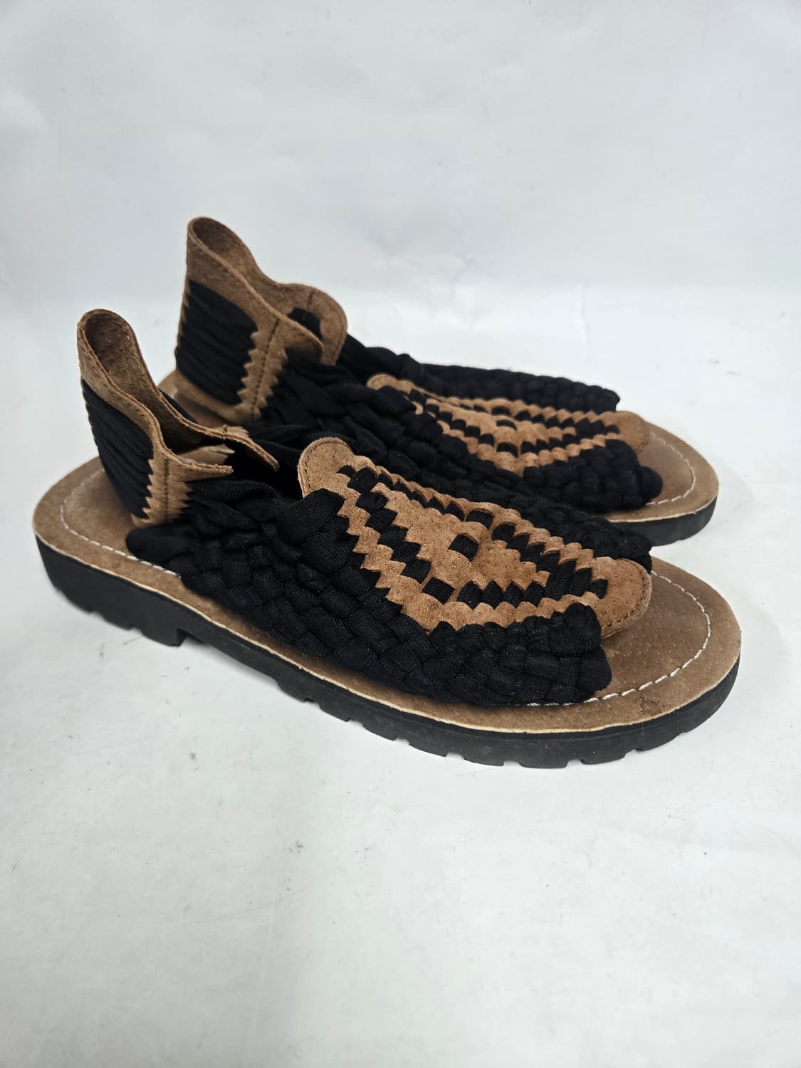 츄바스코 아즈텍 샌들 블랙/브라운 M6W8 상품이미지1