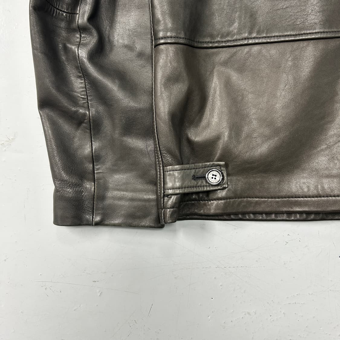 90s 바나나 리퍼블릭 리얼레더 집업  상품이미지6