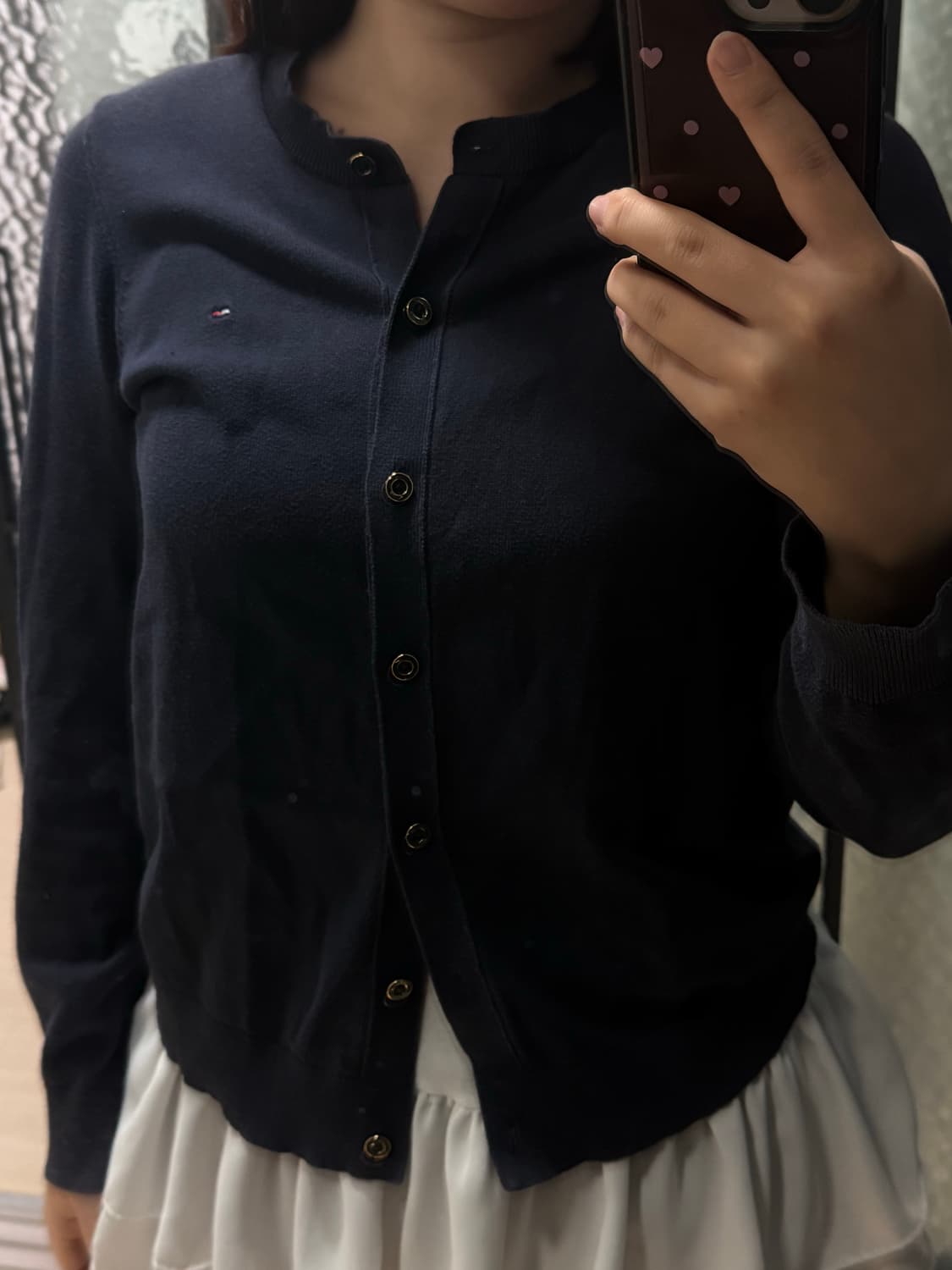 타미힐피거 라운드넥 코튼 가디건 상품이미지2