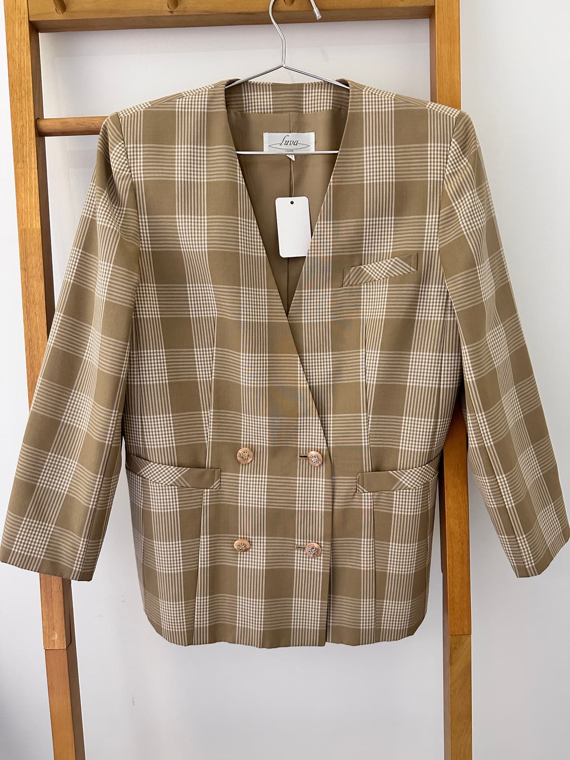 썸머 울 체크 자켓(일본빈티지) 상품이미지1