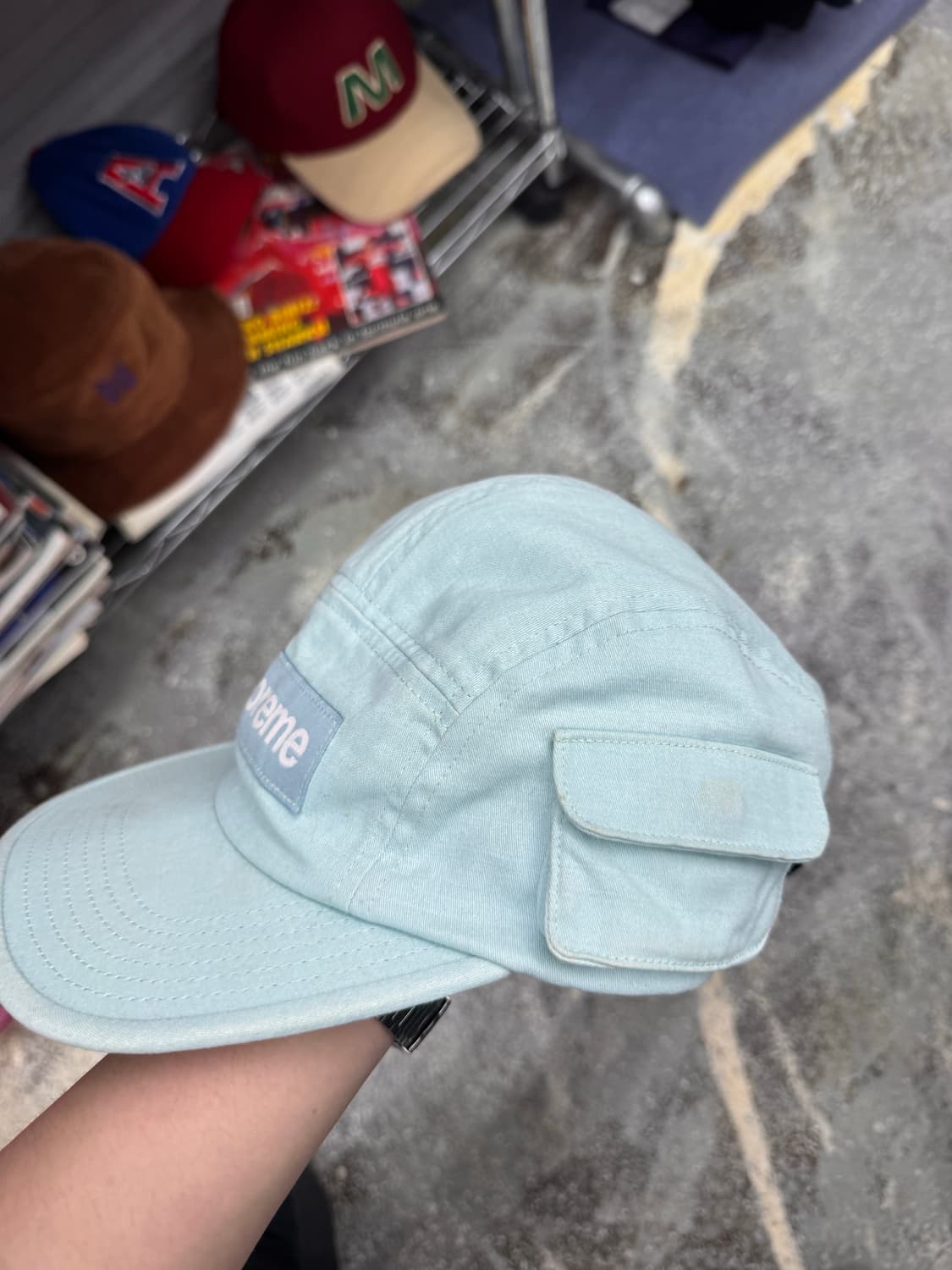 슈프림 캠프캡 모자  모음 일괄 3개  상품이미지9