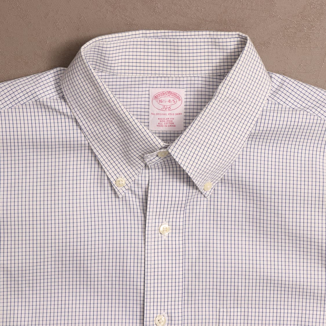 브룩스 브라더스 체크 옥스포드 셔츠 A1590 상품이미지2
