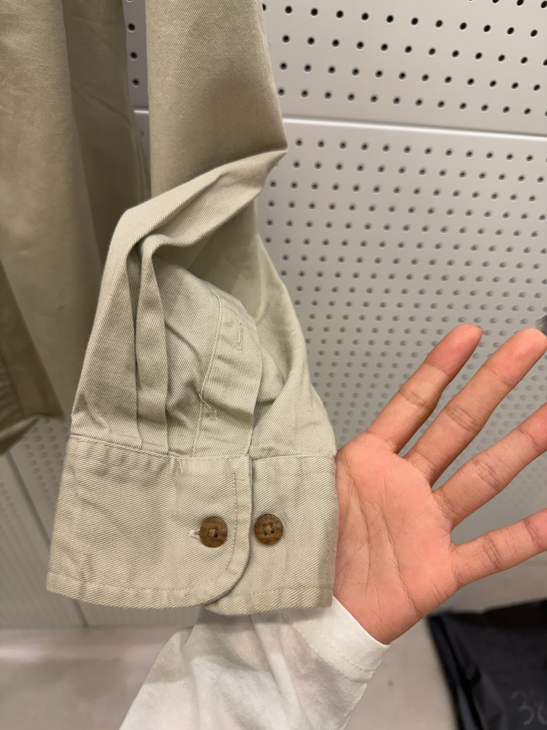 폴로 랄프로렌 클래식핏 베이지 버튼다운 셔츠 U907 상품이미지4