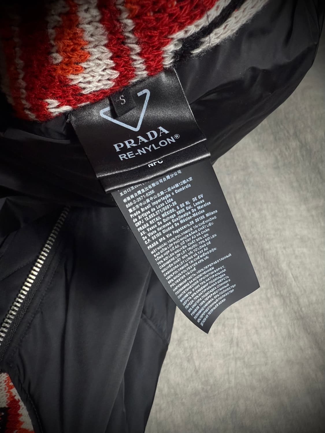 Prada x Raf Simons Re-Nylon Knit Bomber 상품이미지9