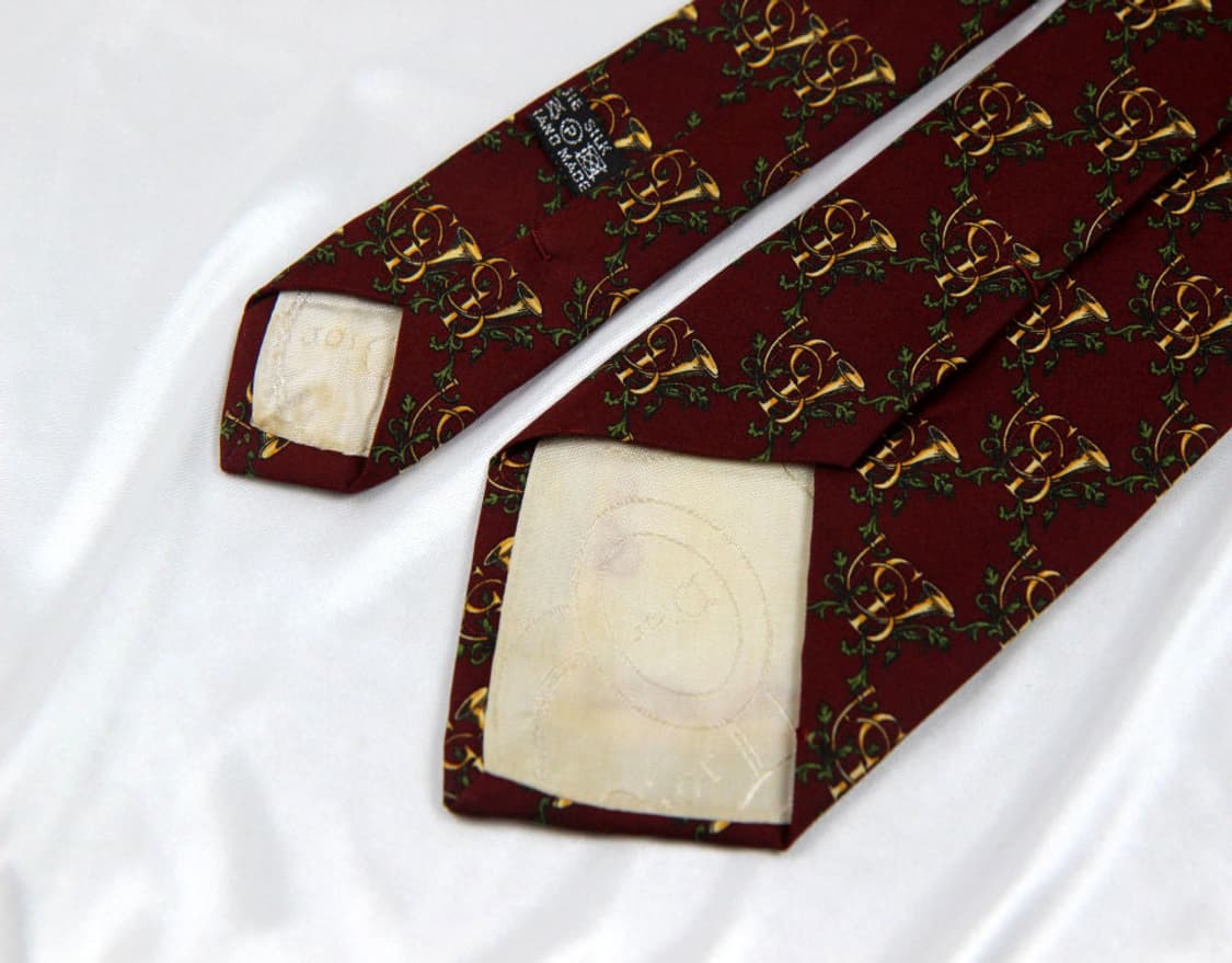 디올 7.5cm A등급 CD패턴 프랑스 슬림 폭수선 남자 명품넥타이 상품이미지4