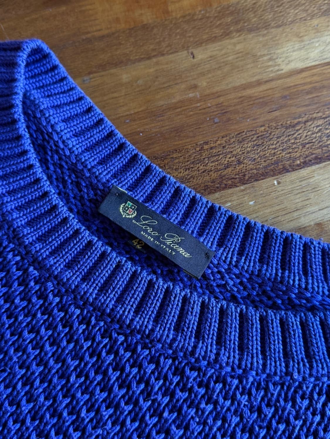 로로피아나 실크&코튼 반팔니트 여성66 상품이미지3