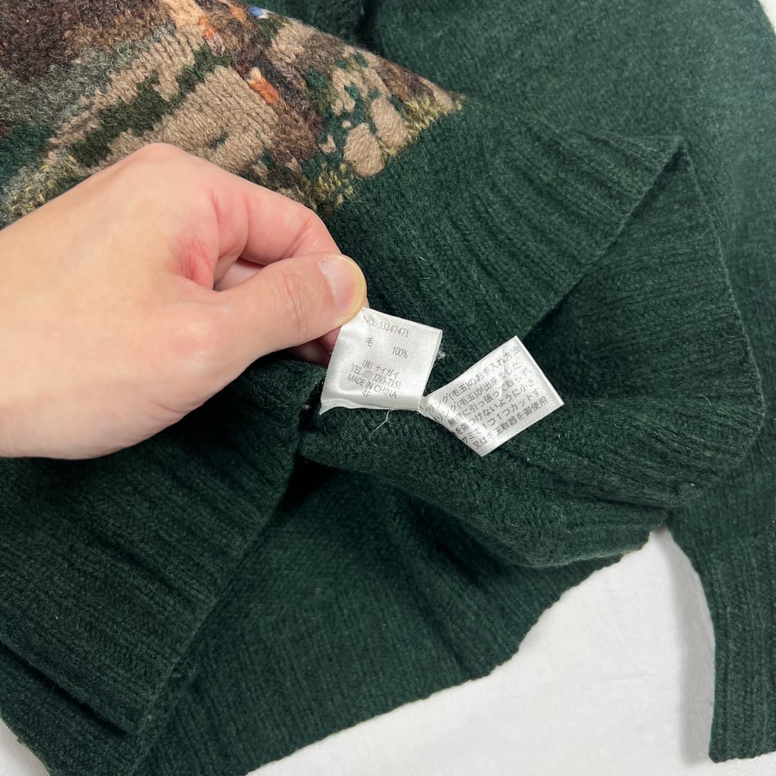 90‘s 폴로랄프로렌 키즈 스포츠맨 숄카라 니트 스웨터 상품이미지7