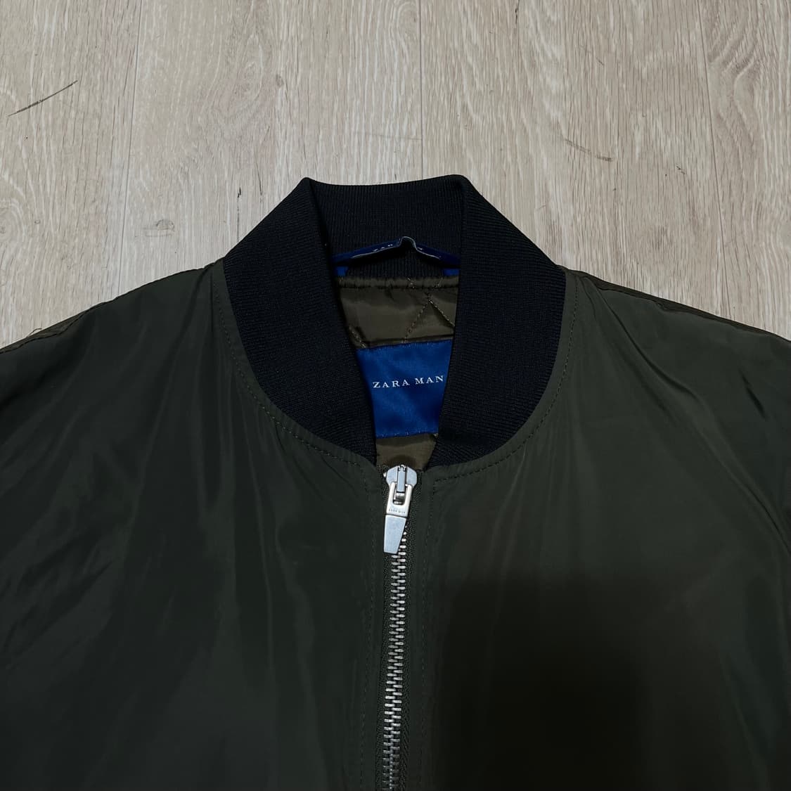 자라 MA-1 퀼팅 봄버 항공점퍼 M/95 상품이미지2