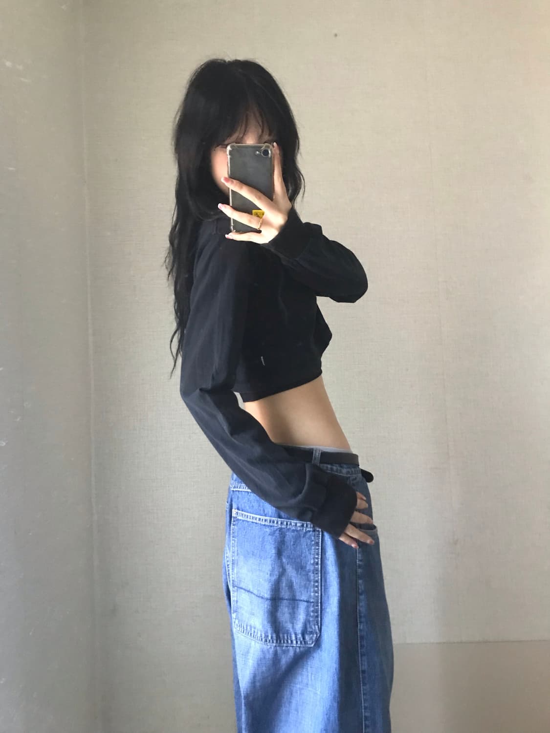 미스치프 크롭 롱슬리브 상품이미지4