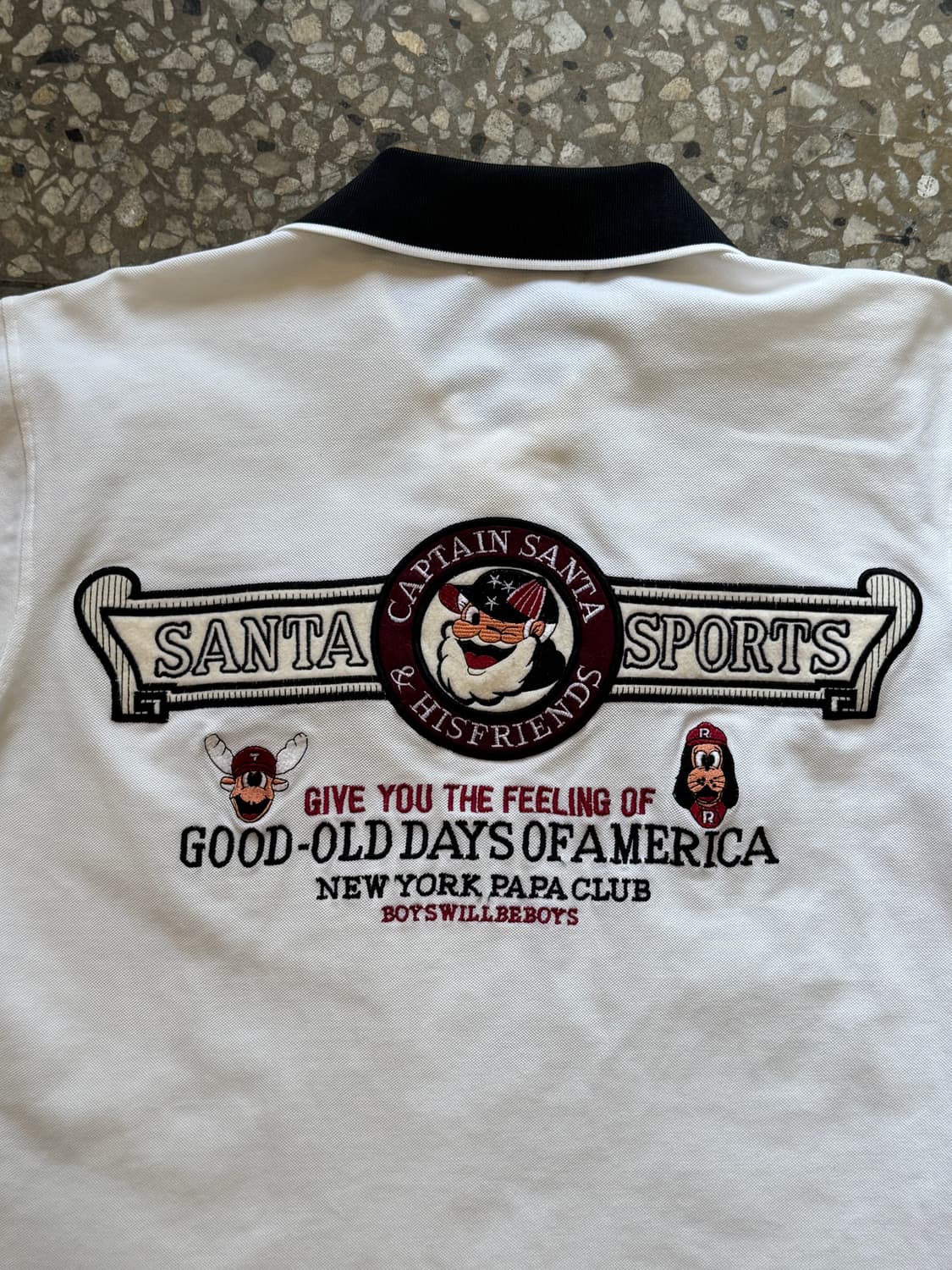 캡틴 산타 자수 카라 티셔츠(HT10) 상품이미지2