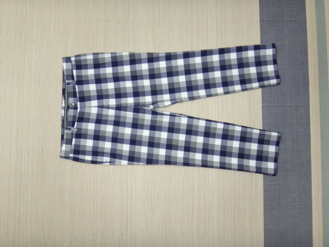 (35인치) MUNSINGWEAR 먼싱웨어 체크 골프팬츠 상품이미지2