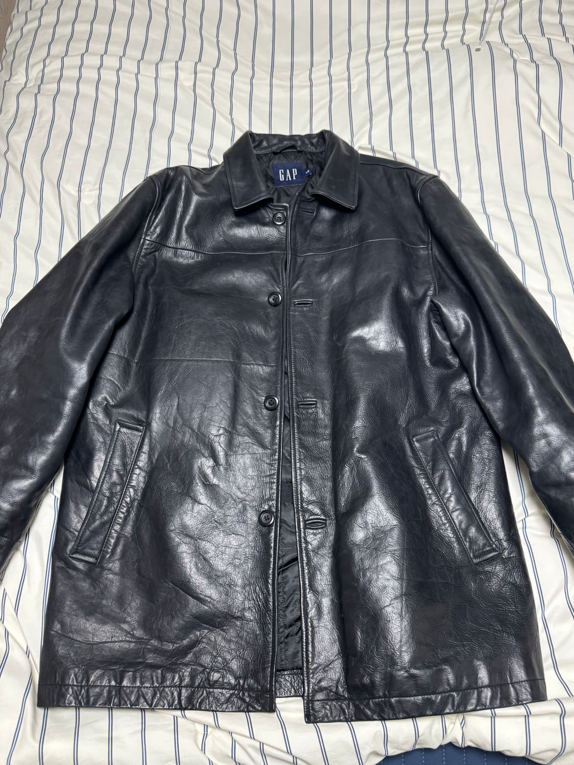 90s 올드갭 카코트 블랙L 상품이미지1