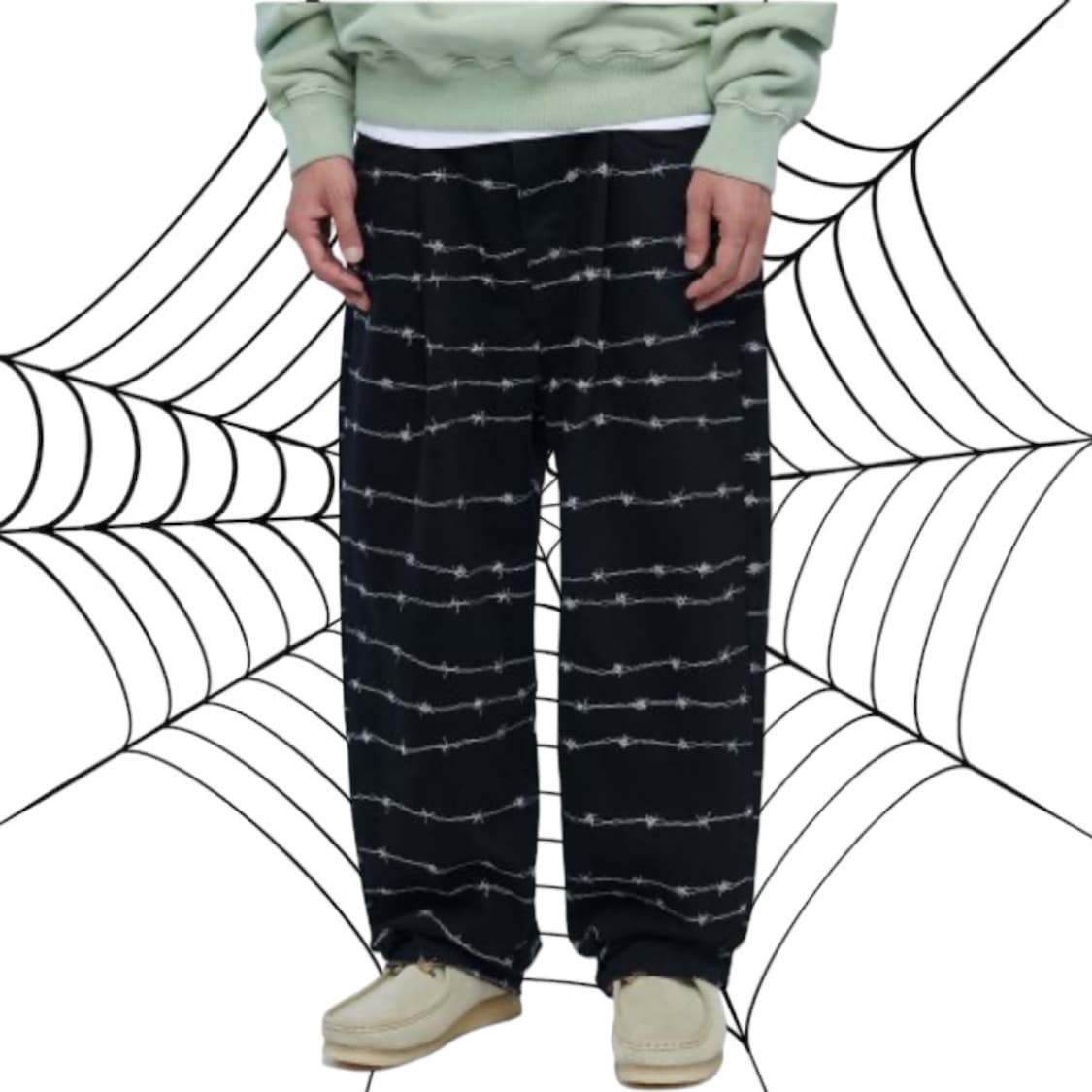 노메뉴얼 철조망 바지 상품이미지2