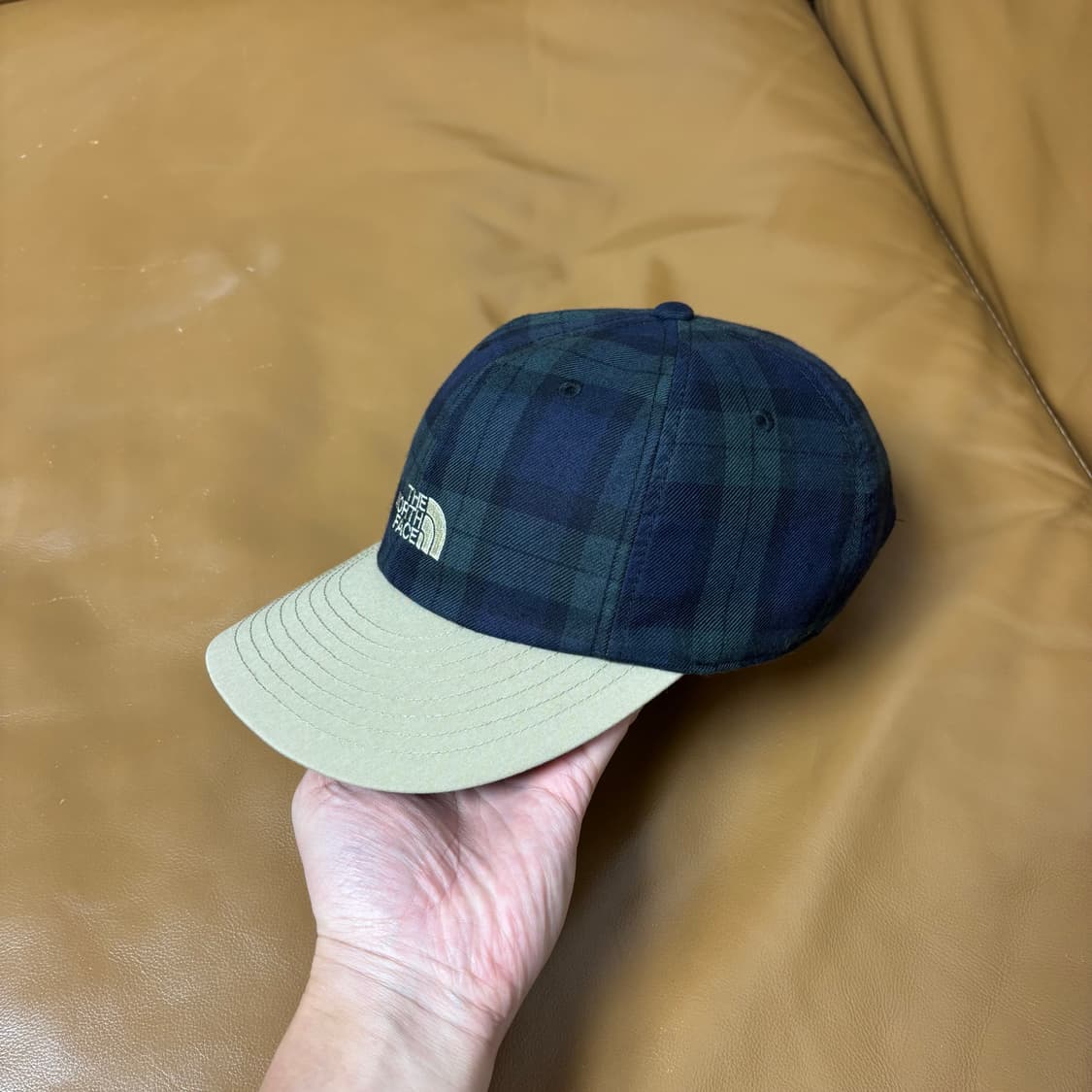 Nanamica 나나미카 노스페이스 퍼플라벨 타탄체크 6패널 볼캡 모자 상품이미지4