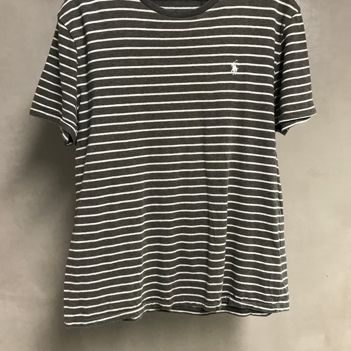 폴로 랄프로렌 단가라 반팔 티셔츠 L 상품이미지3