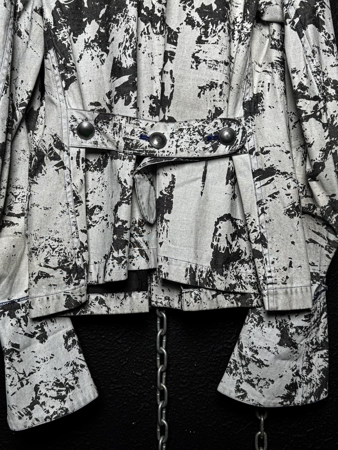 White Coated Cracked Napoleon Jacket 상품이미지6
