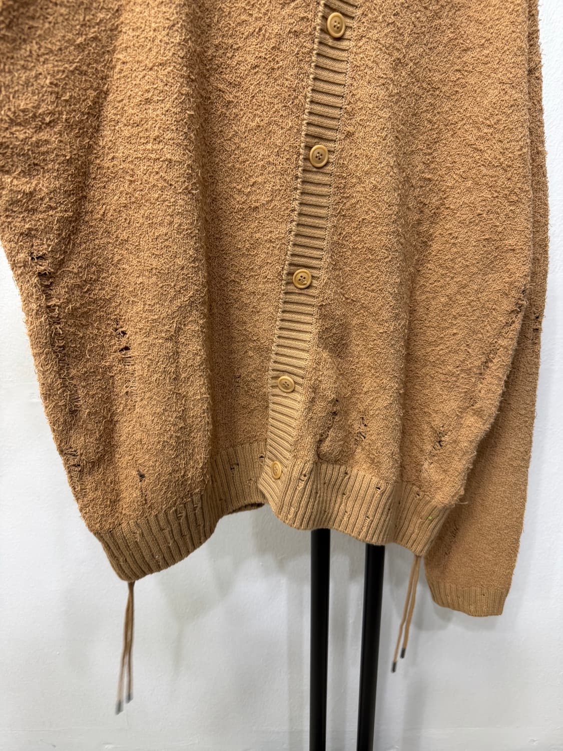 정품) 앤더슨벨 더현대 오버핏 부클 가디건 M 상품이미지4