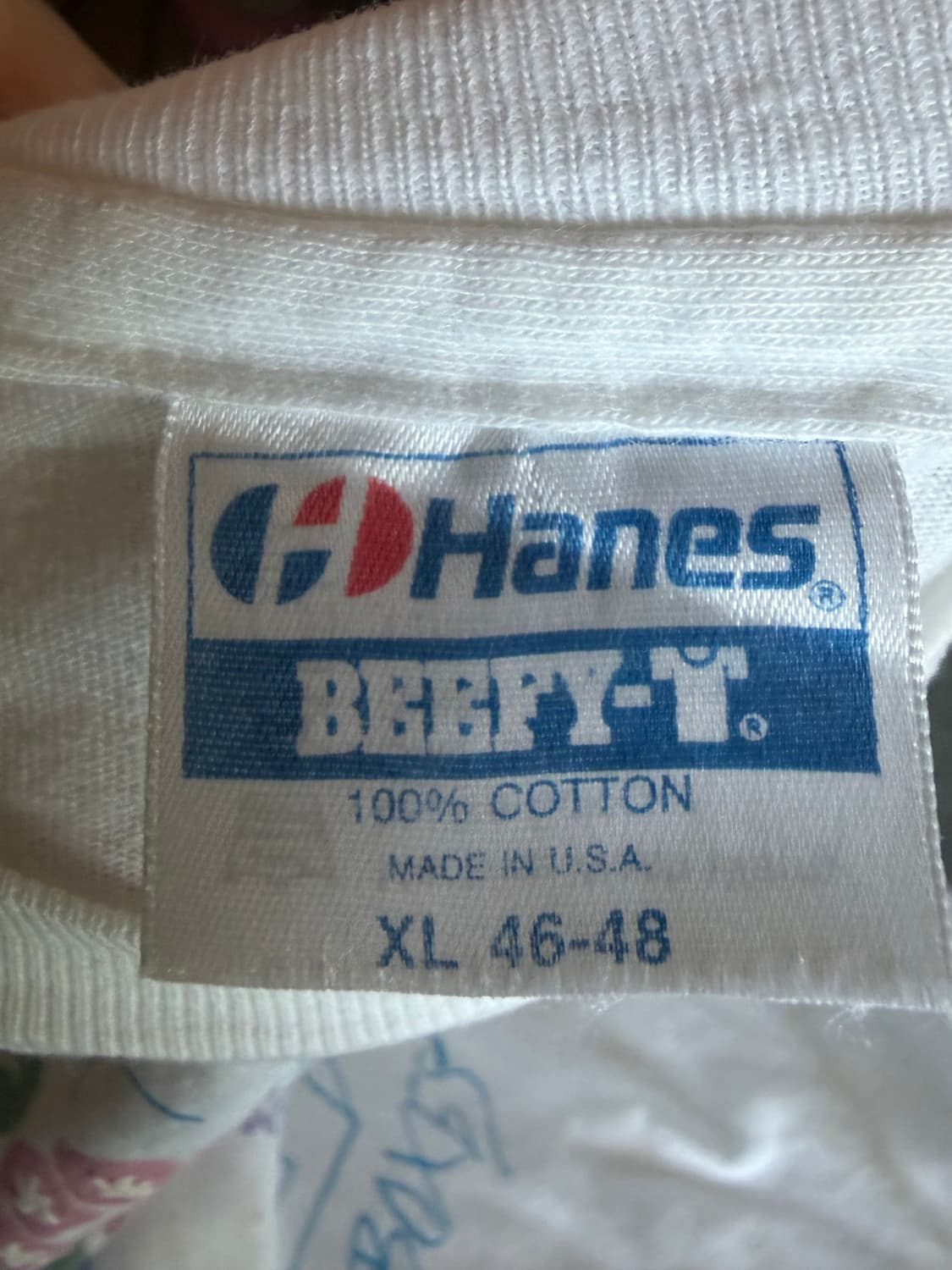 90s USA hanes 헤인즈 티셔츠 XL 상품이미지3