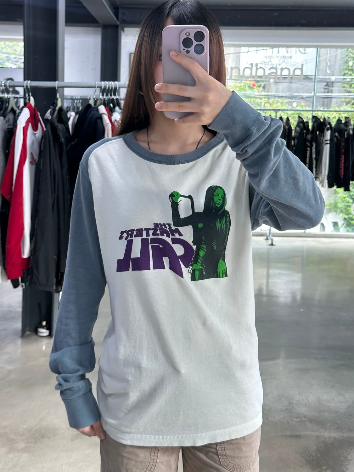 히스테릭글래머 래글런 롱슬리브긴팔티셔츠 상품이미지1