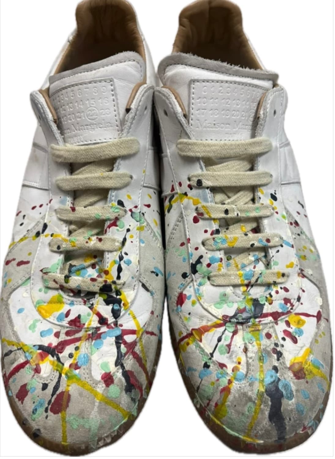 메종 마르지엘라 레플리카 페인트 드롭 스니커즈 상품이미지3