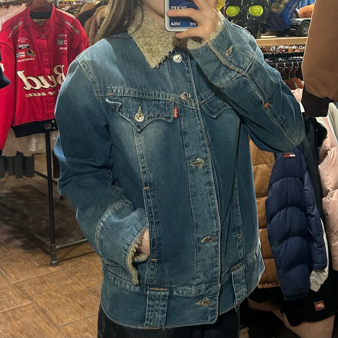 [HI] 리바이스 셰르파 데님 자켓 상품이미지3