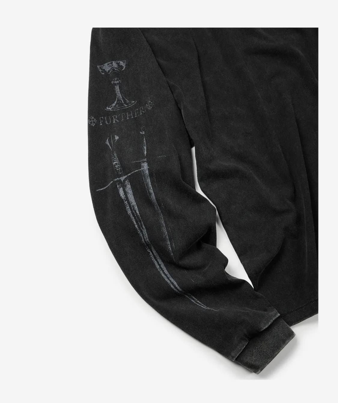 CROSS LEATHER PATCH L/S TEE(L사이즈 교환가능) 상품이미지6