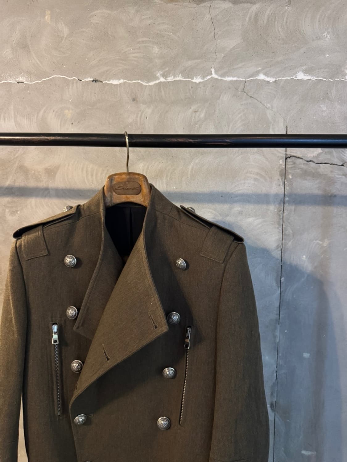 BALMAIN 발망 커버트울 더블코트 100 상품이미지6