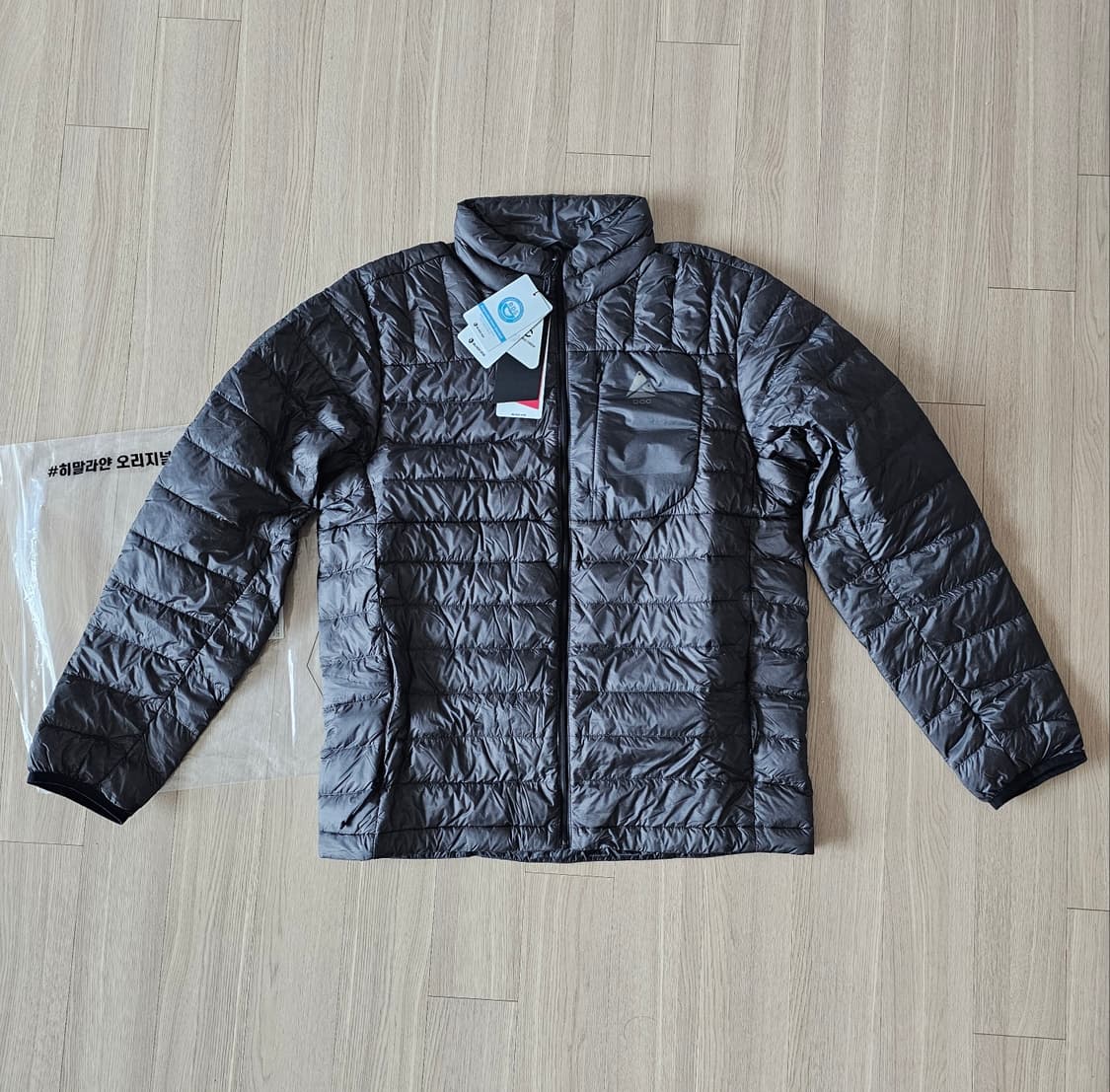 100 새제품 ) 블랙야크 BCC 구스 다운 경량 패딩 자켓 등산 상품이미지2