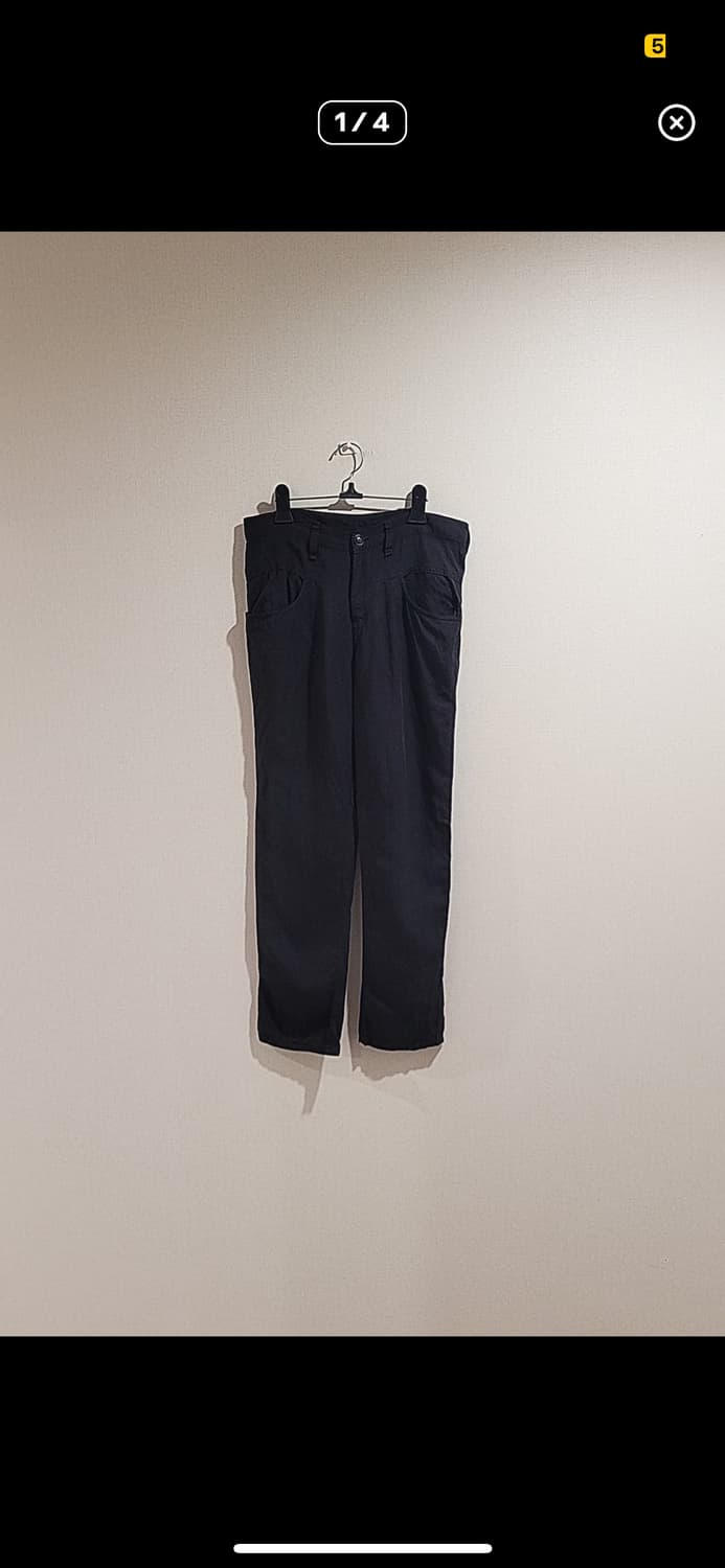 요지야마마모토 와이즈 린넨팬츠 상품이미지1